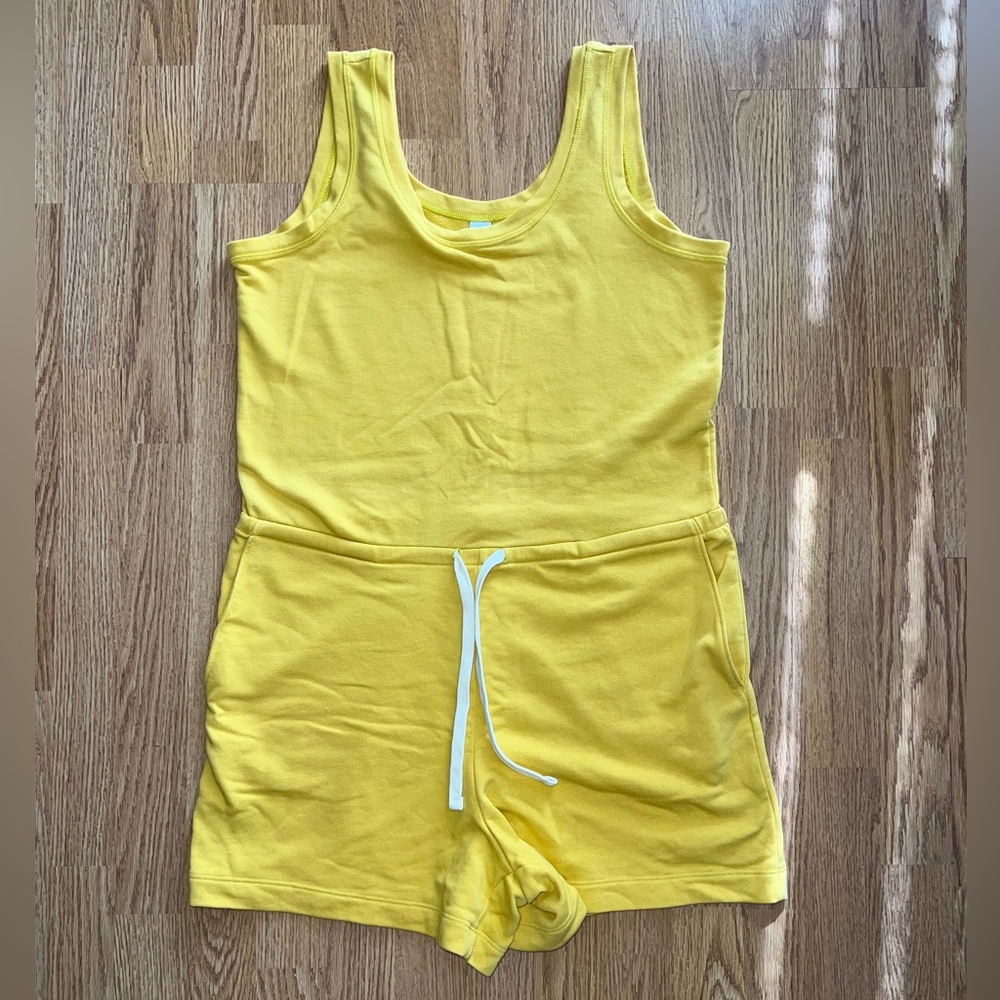 Old Navy Yellow Sleeveless Romper